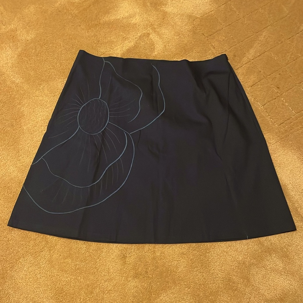 A-line Navy Lane Bryant Skirt
